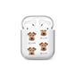 Welsh Terrier Icon with Name AirPods Case