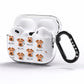 Welsh Terrier Icon with Name AirPods Pro Clear Case Side Image