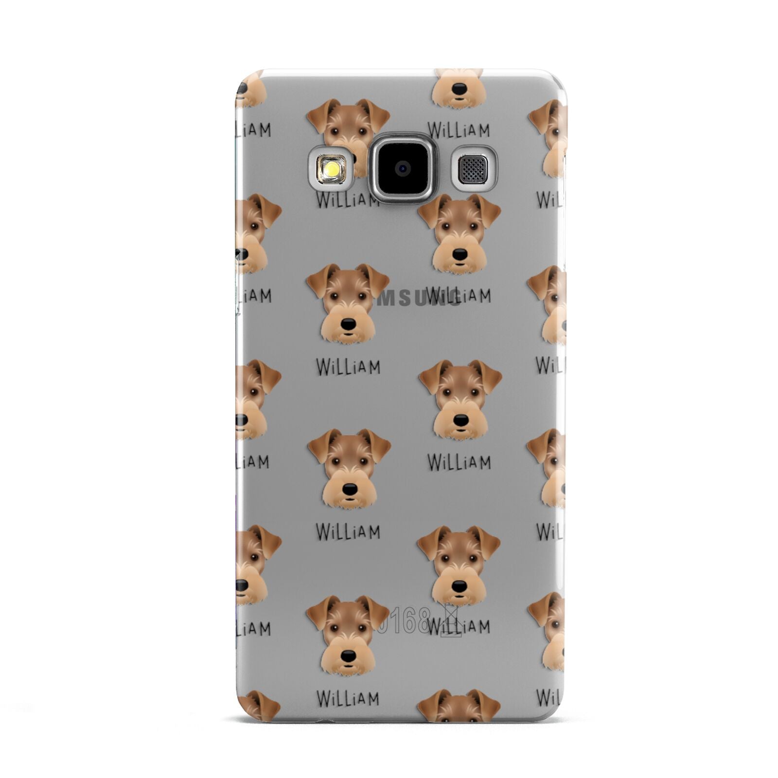 Welsh Terrier Icon with Name Samsung Galaxy A5 Case