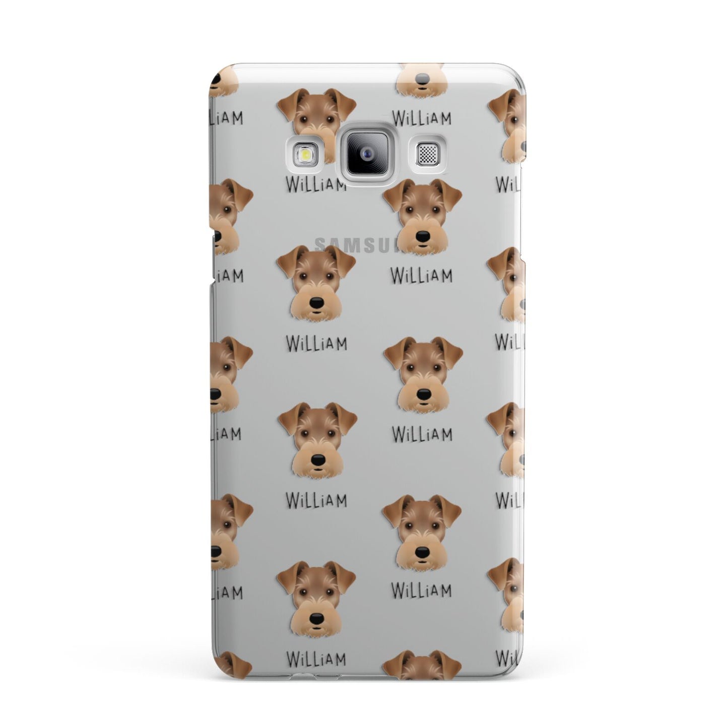 Welsh Terrier Icon with Name Samsung Galaxy A7 2015 Case