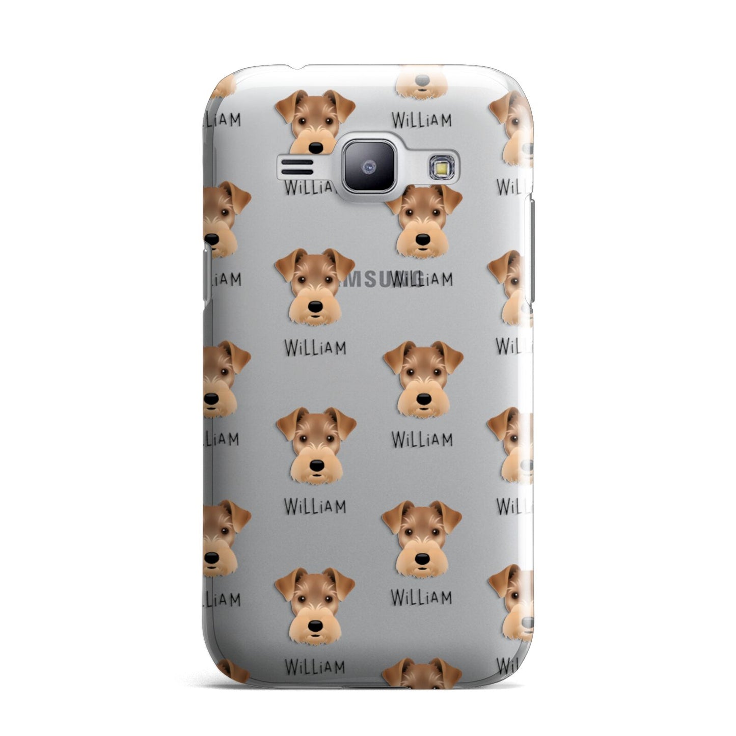 Welsh Terrier Icon with Name Samsung Galaxy J1 2015 Case
