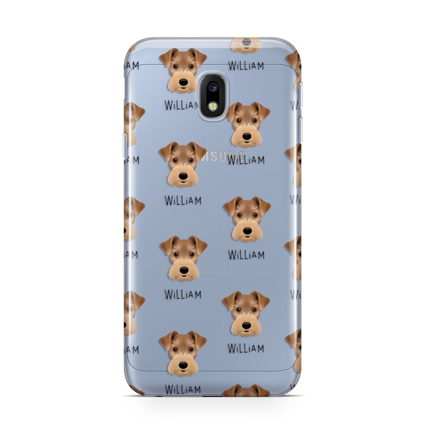 Welsh Terrier Icon with Name Samsung Galaxy J3 2017 Case