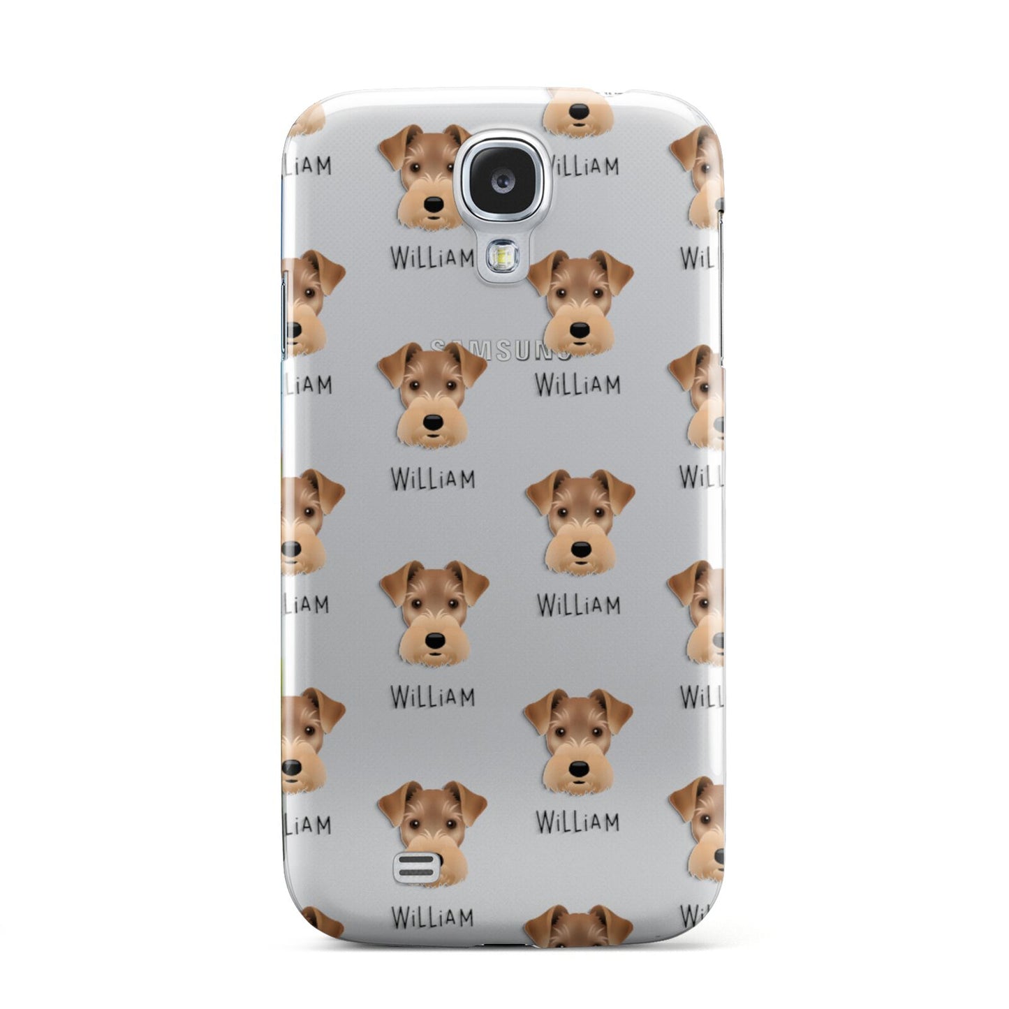 Welsh Terrier Icon with Name Samsung Galaxy S4 Case