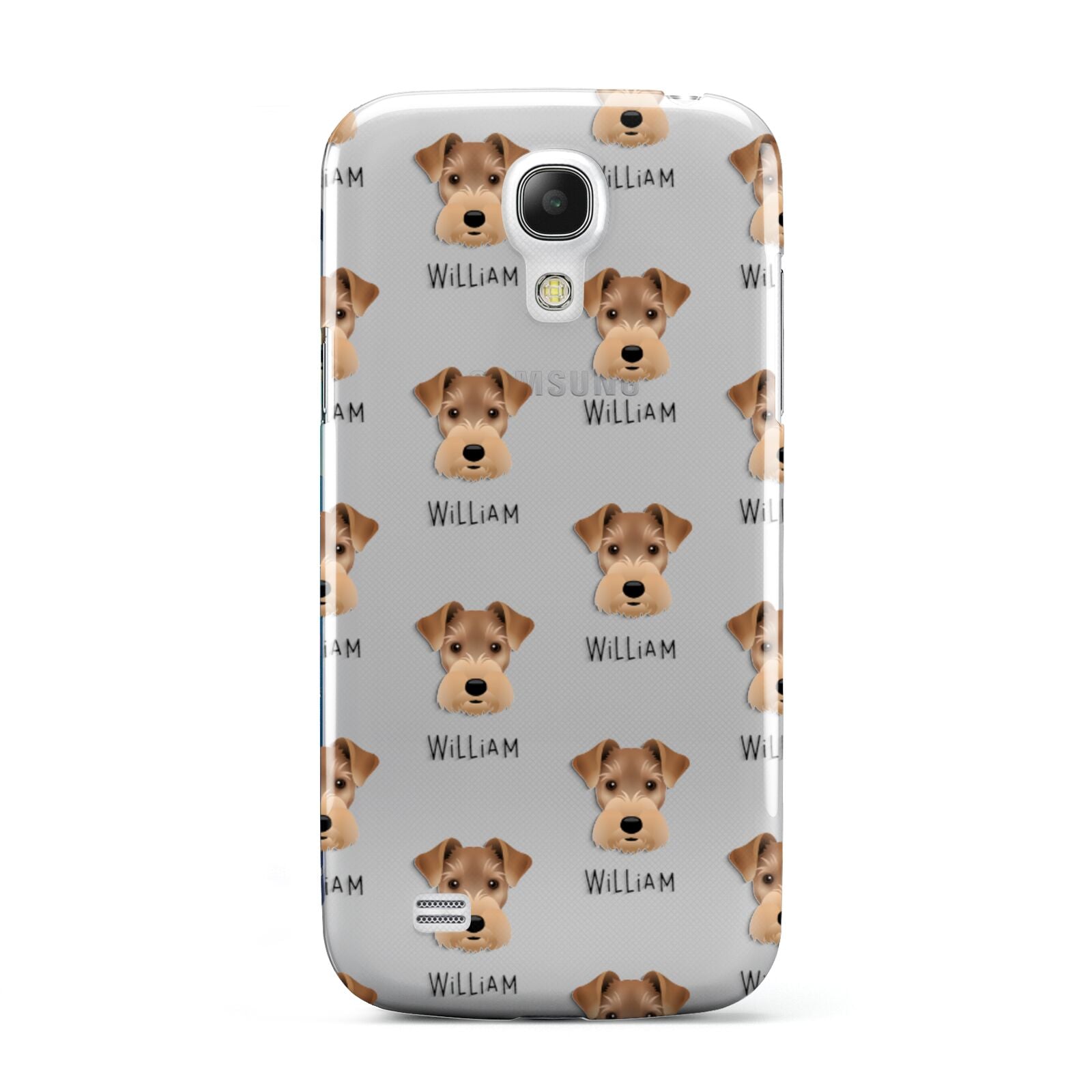Welsh Terrier Icon with Name Samsung Galaxy S4 Mini Case