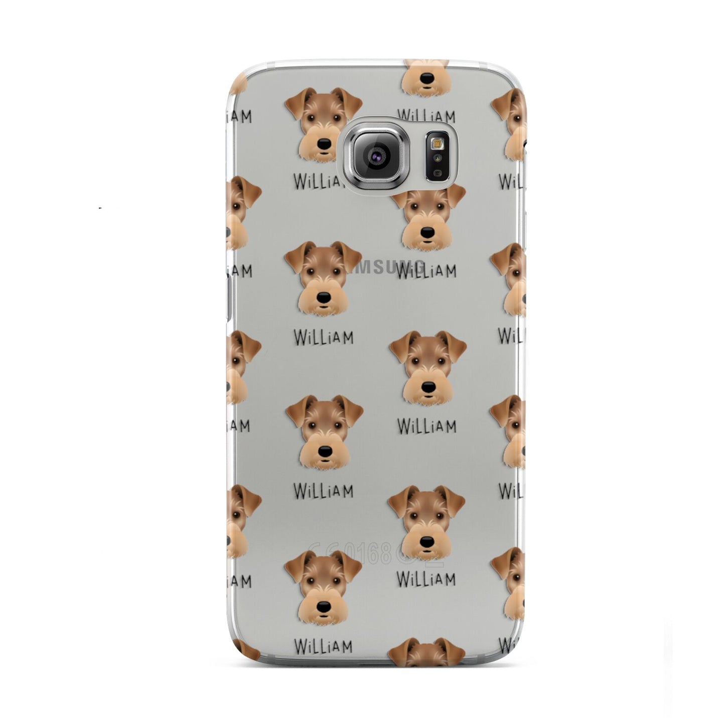 Welsh Terrier Icon with Name Samsung Galaxy S6 Case