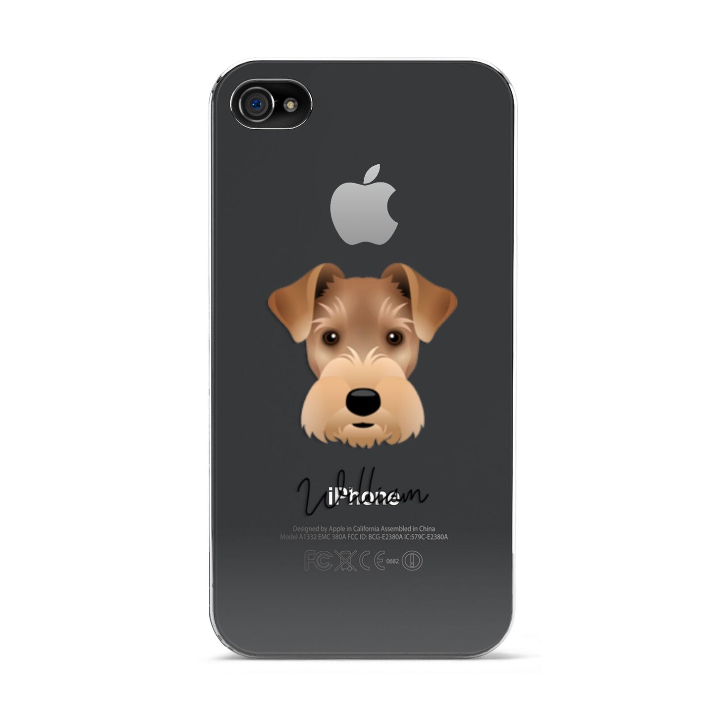 Welsh Terrier Personalised Apple iPhone 4s Case