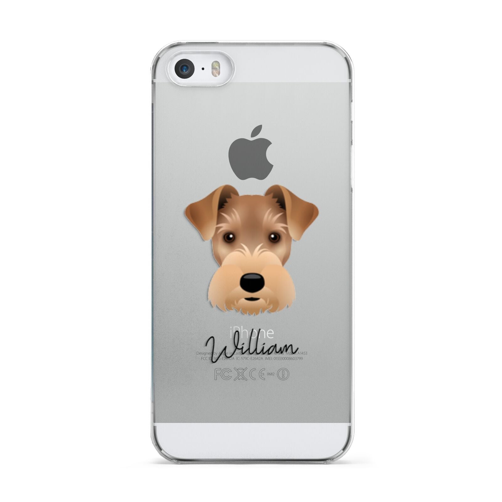 Welsh Terrier Personalised Apple iPhone 5 Case