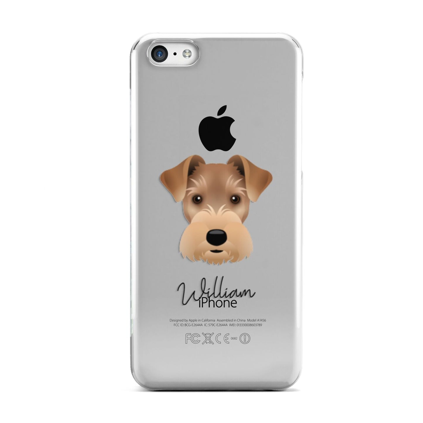 Welsh Terrier Personalised Apple iPhone 5c Case