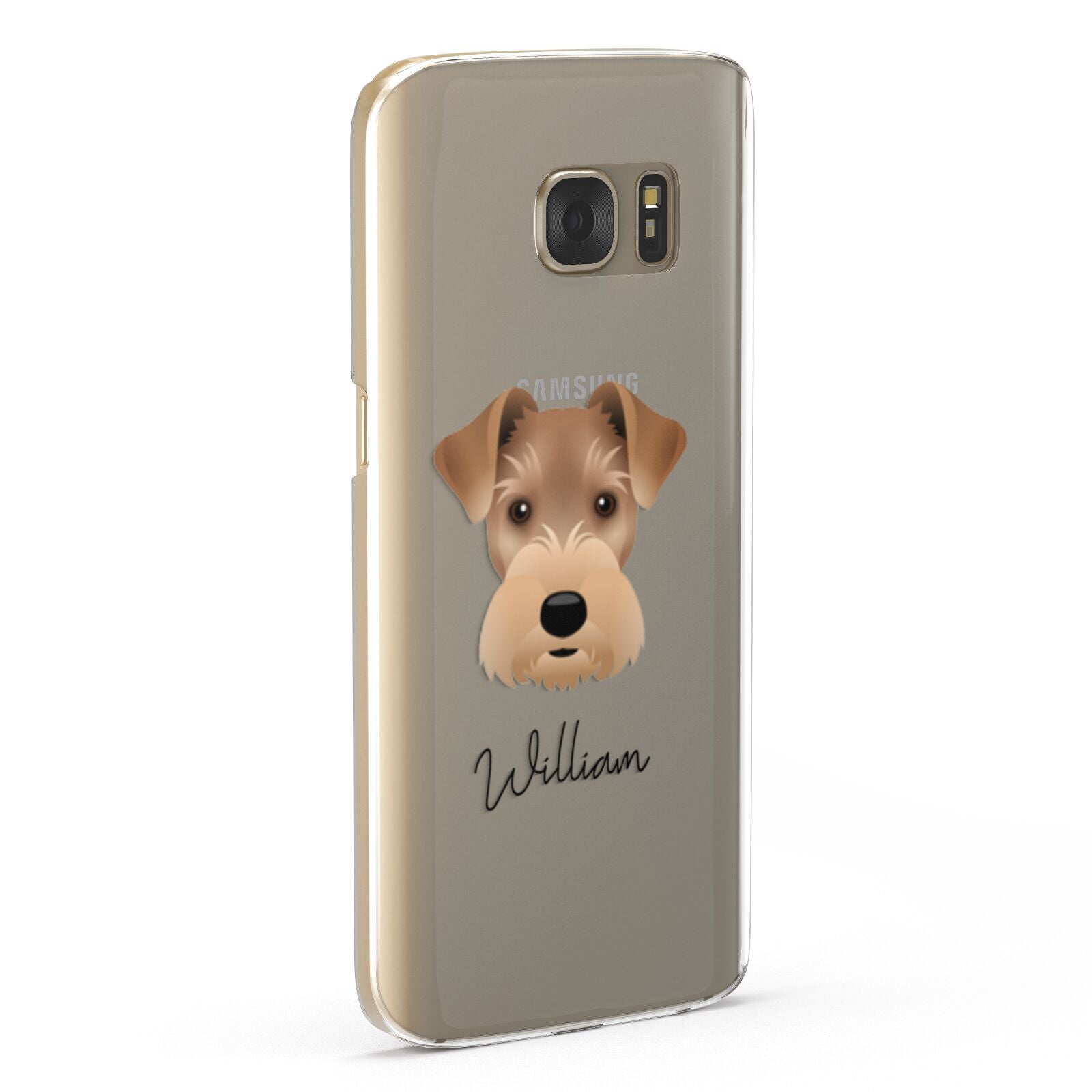 Welsh Terrier Personalised Samsung Galaxy Case Fourty Five Degrees