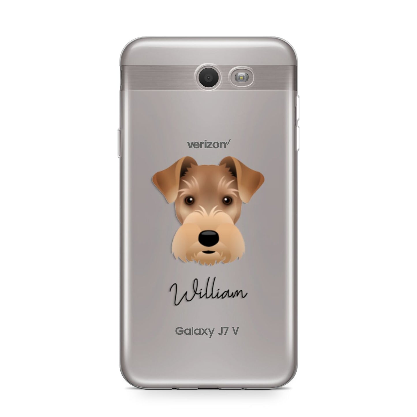 Welsh Terrier Personalised Samsung Galaxy J7 2017 Case