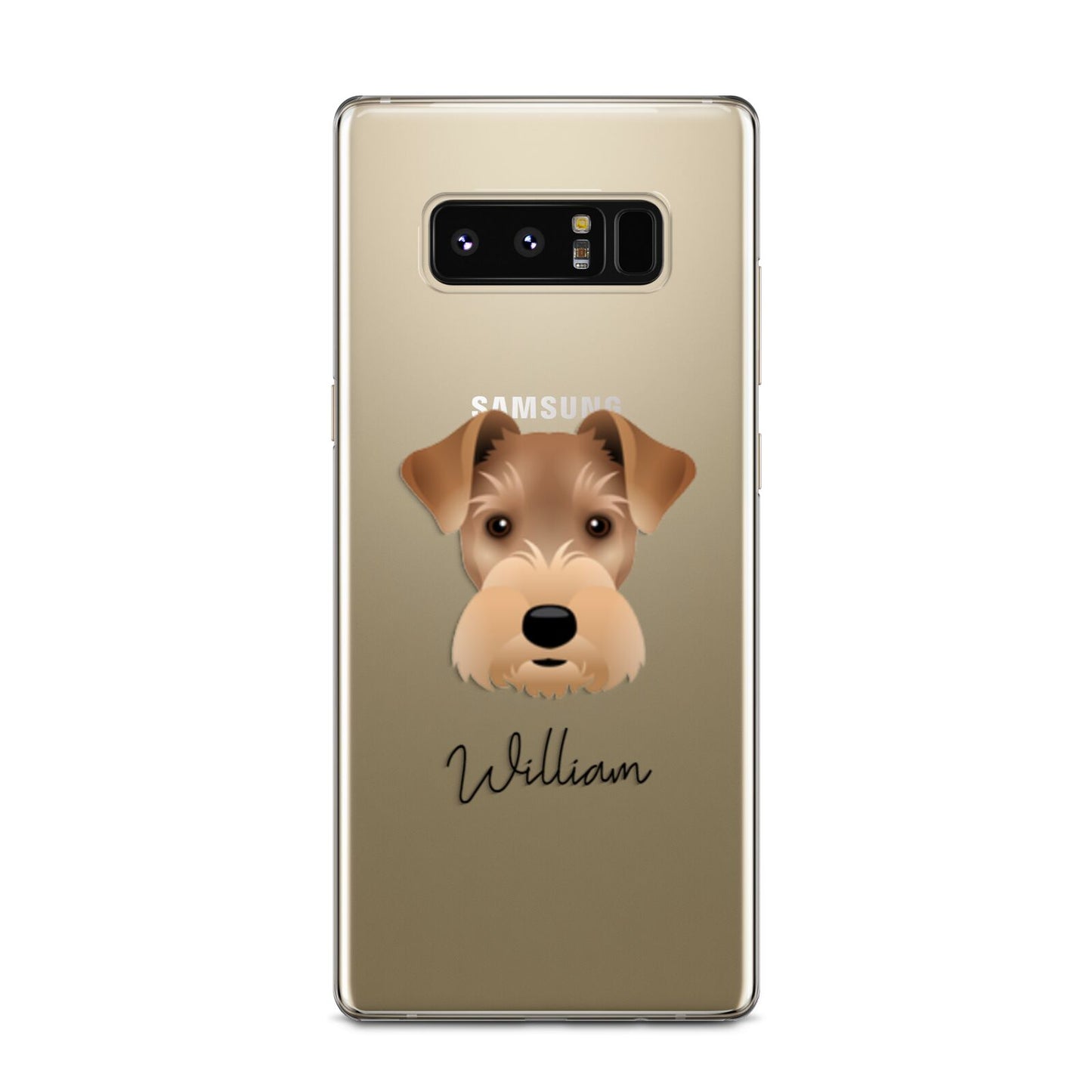 Welsh Terrier Personalised Samsung Galaxy Note 8 Case
