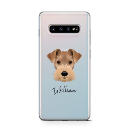 Welsh Terrier Personalised Samsung Galaxy S10 Case