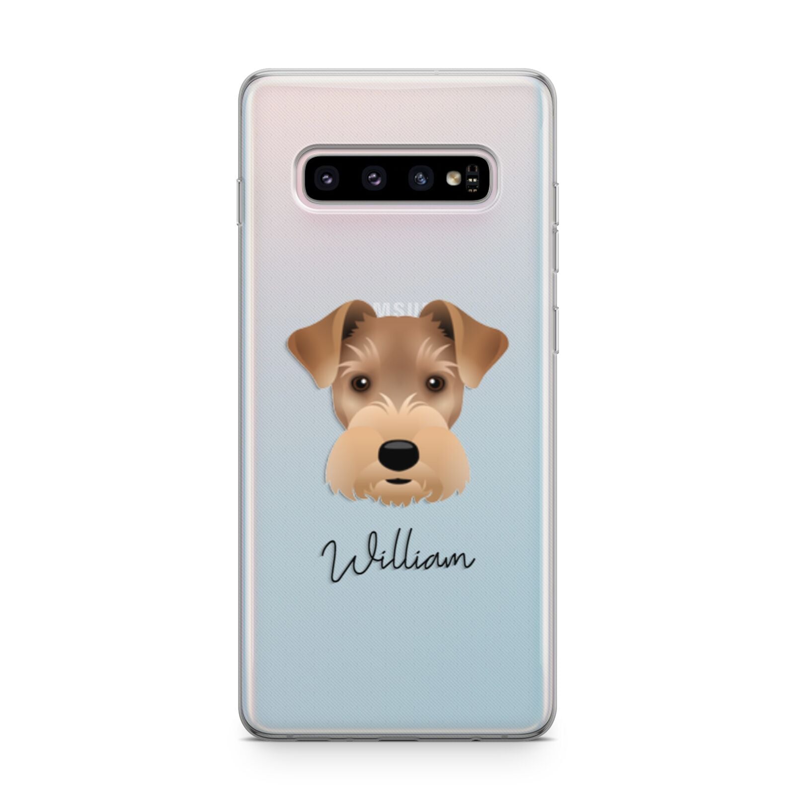 Welsh Terrier Personalised Samsung Galaxy S10 Plus Case