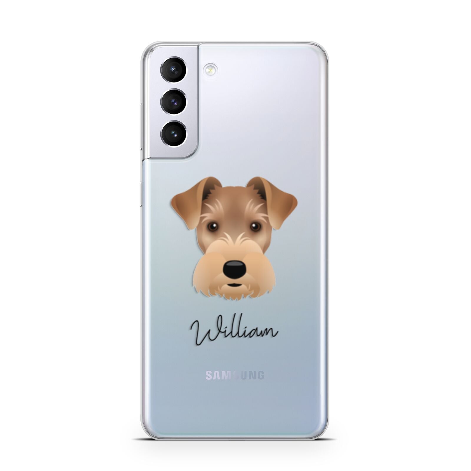 Welsh Terrier Personalised Samsung S21 Plus Phone Case