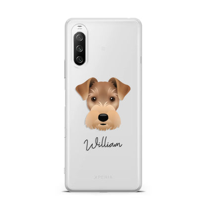 Welsh Terrier Personalised Sony Xperia 10 III Case