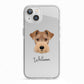 Welsh Terrier Personalised iPhone 13 TPU Impact Case with White Edges