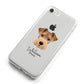 Welsh Terrier Personalised iPhone 8 Bumper Case on Silver iPhone Alternative Image