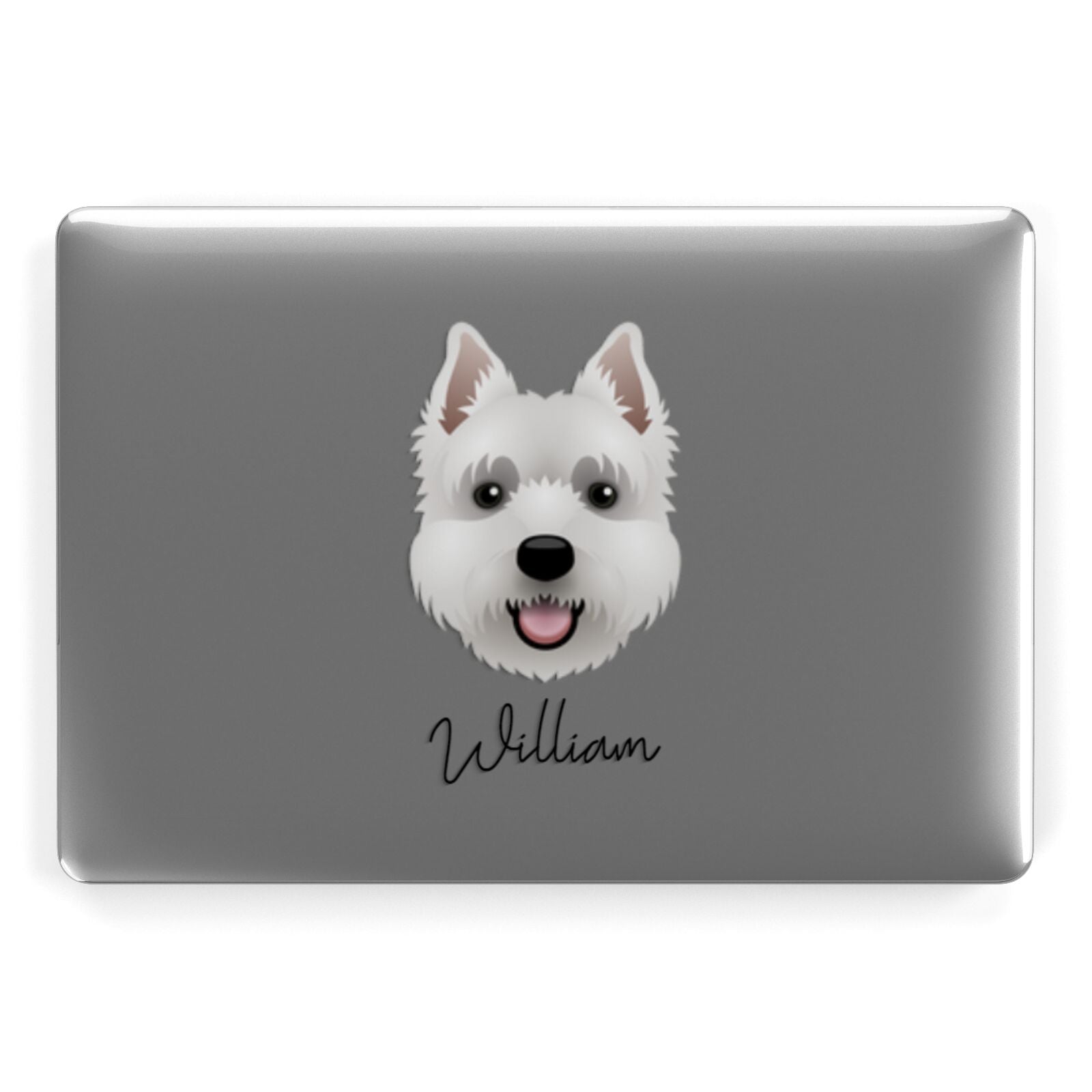 West Highland White Terrier Personalised Apple MacBook Case