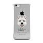 West Highland White Terrier Personalised Apple iPhone 5c Case