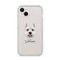 West Highland White Terrier Personalised iPhone 14 Plus Clear Tough Case Starlight