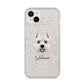 West Highland White Terrier Personalised iPhone 14 Plus Glitter Tough Case Starlight