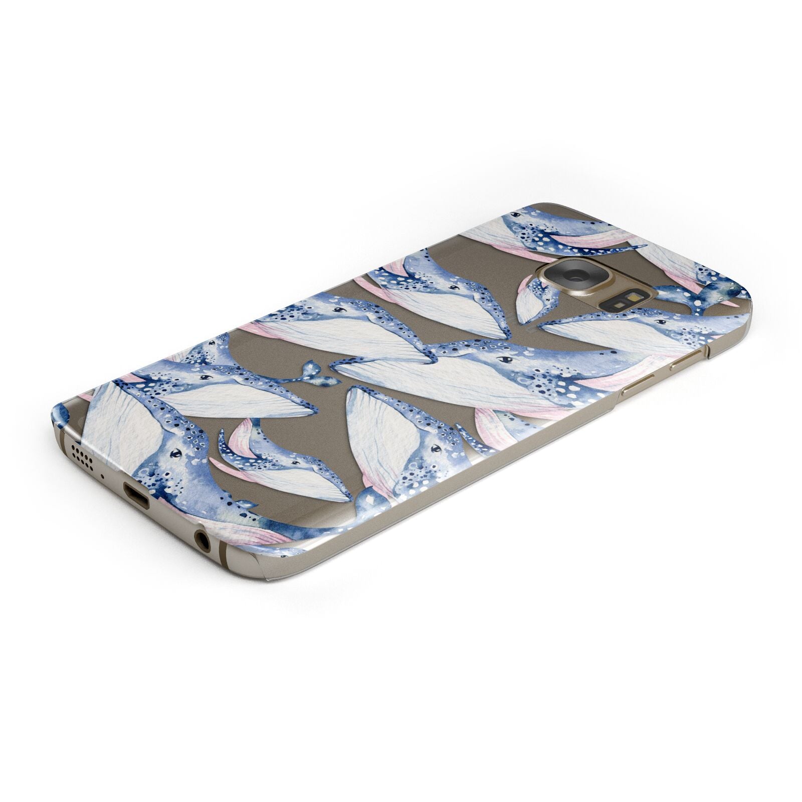 Whale Protective Samsung Galaxy Case Angled Image