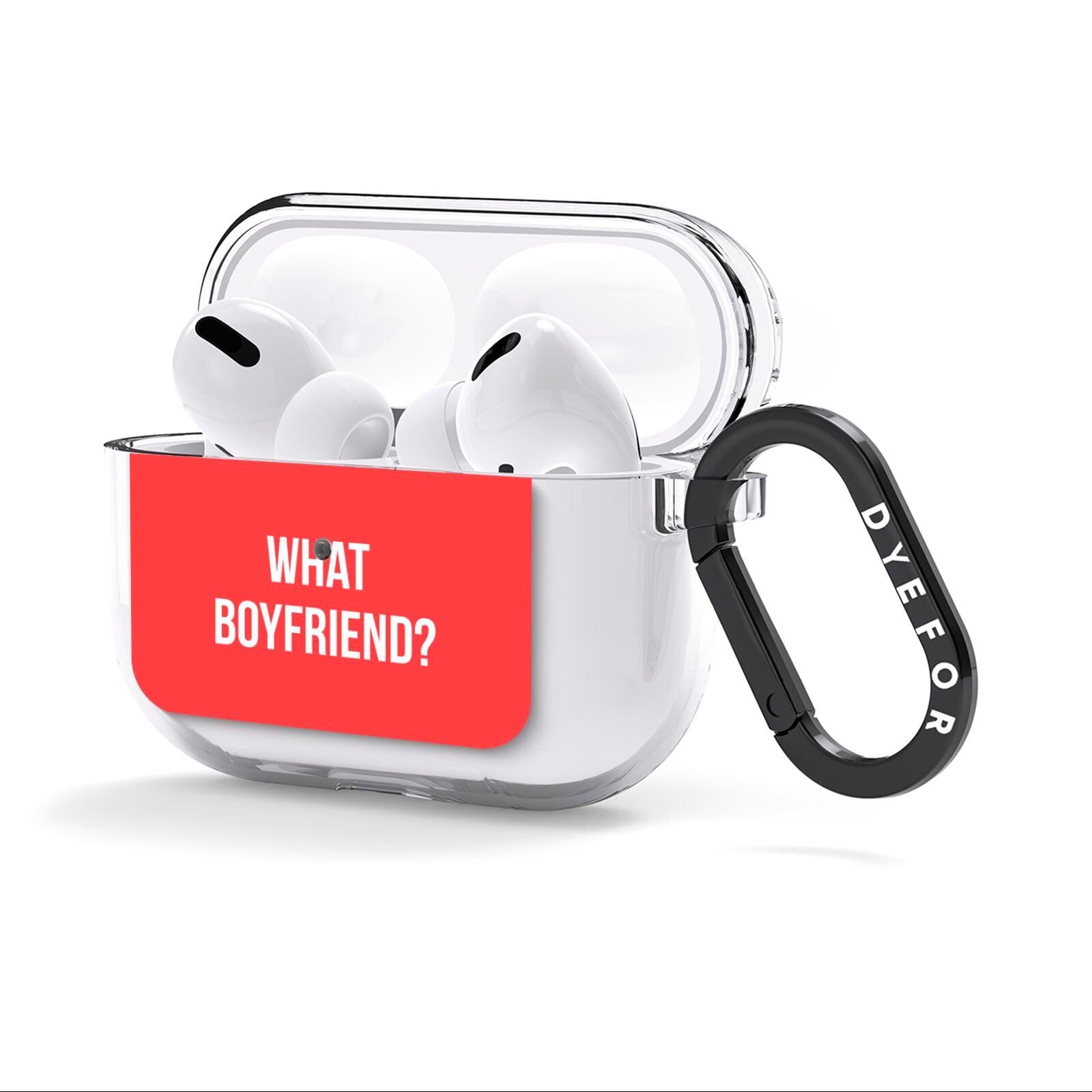 What Boyfriend AirPods Clear Case 3rd Gen Side Image