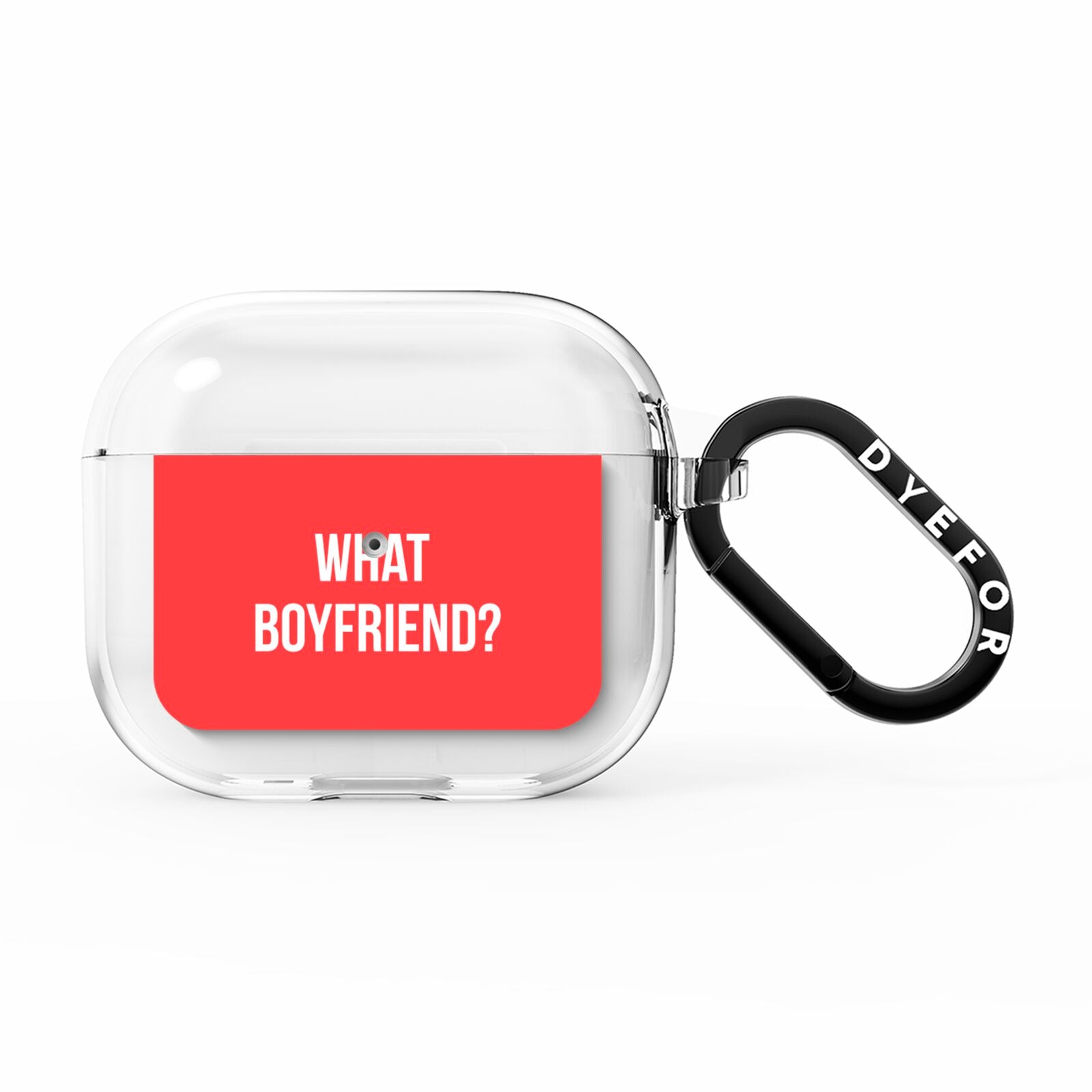 What Boyfriend AirPods Clear Case 3rd Gen