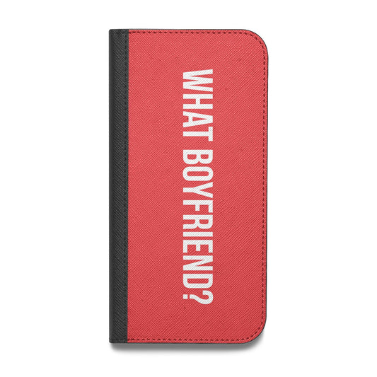 What Boyfriend Vegan Leather Flip iPhone Case