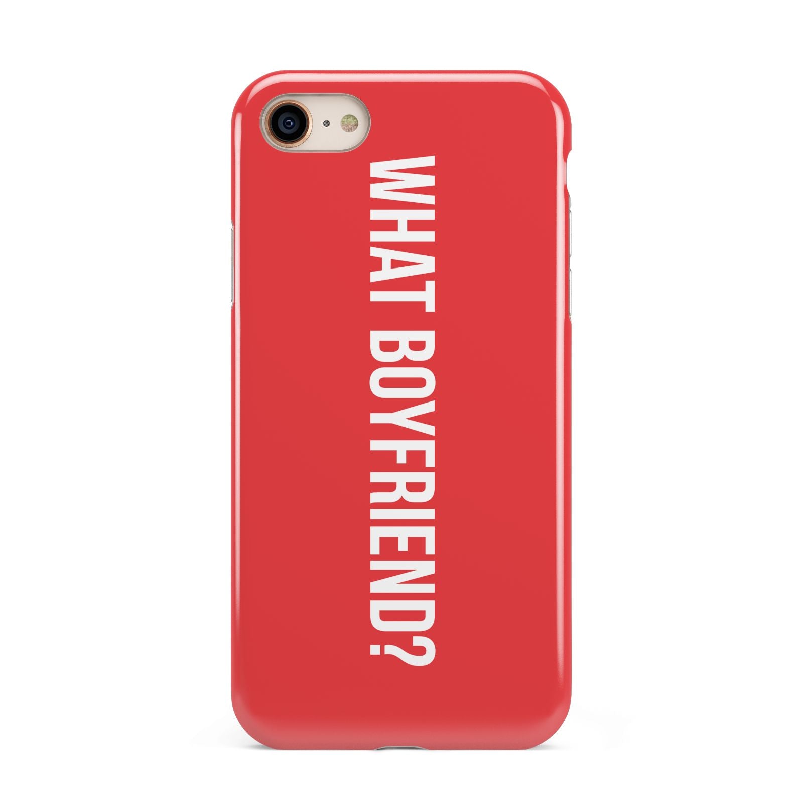 What Boyfriend iPhone 8 3D Tough Case on Gold Phone