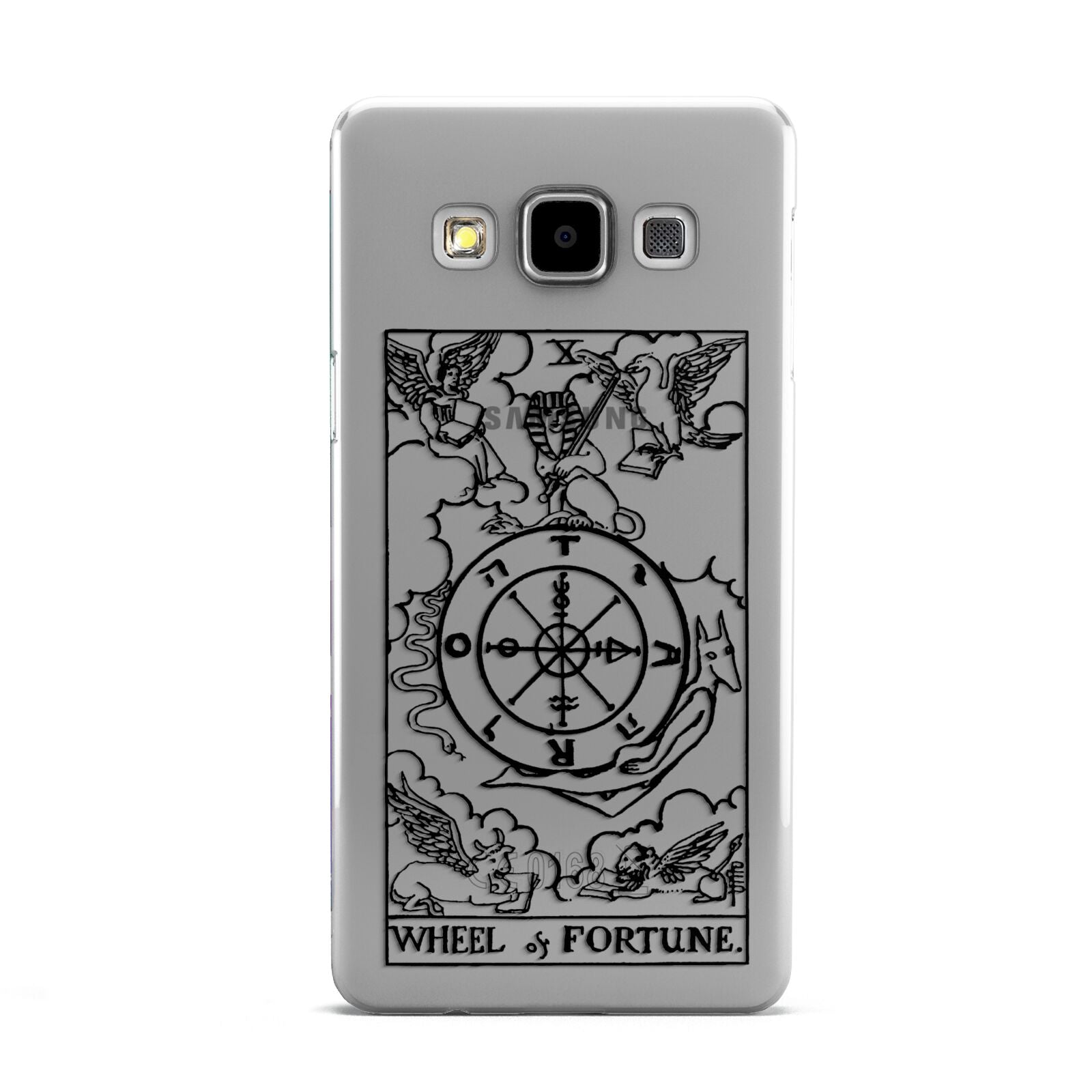 Wheel of Fortune Monochrome Tarot Card Samsung Galaxy A5 Case