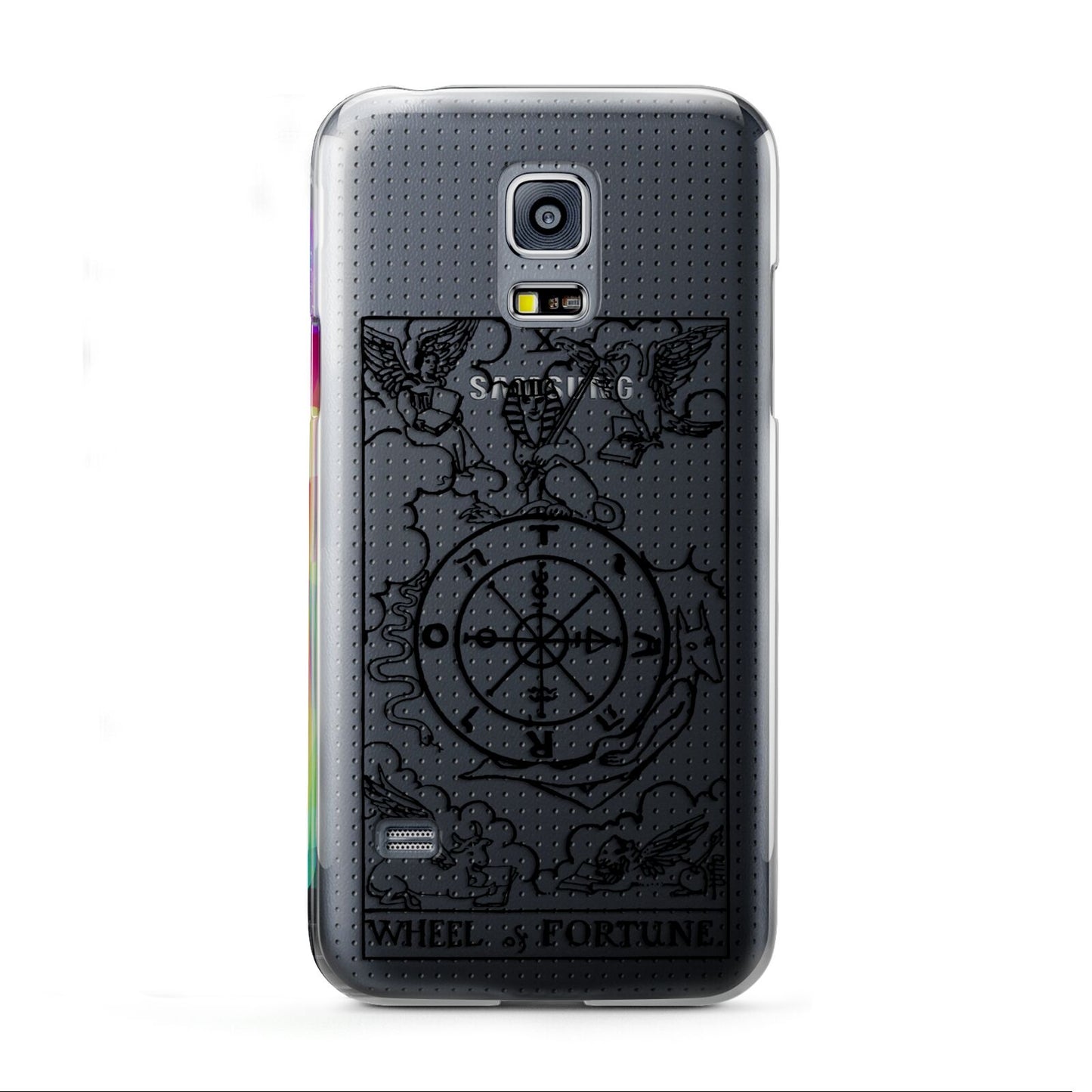 Wheel of Fortune Monochrome Tarot Card Samsung Galaxy S5 Mini Case