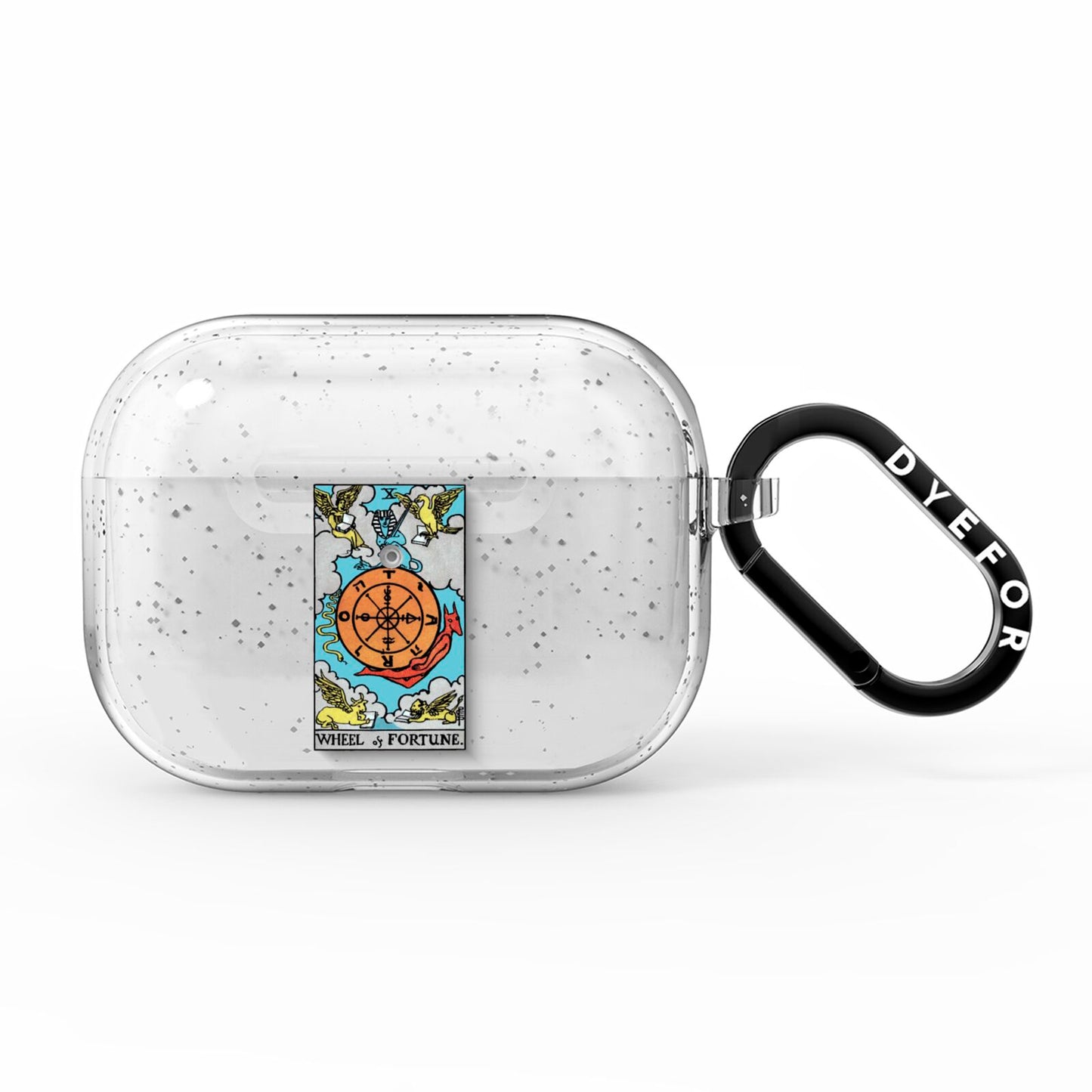 Wheel of Fortune Tarot Card AirPods Pro Glitter Case