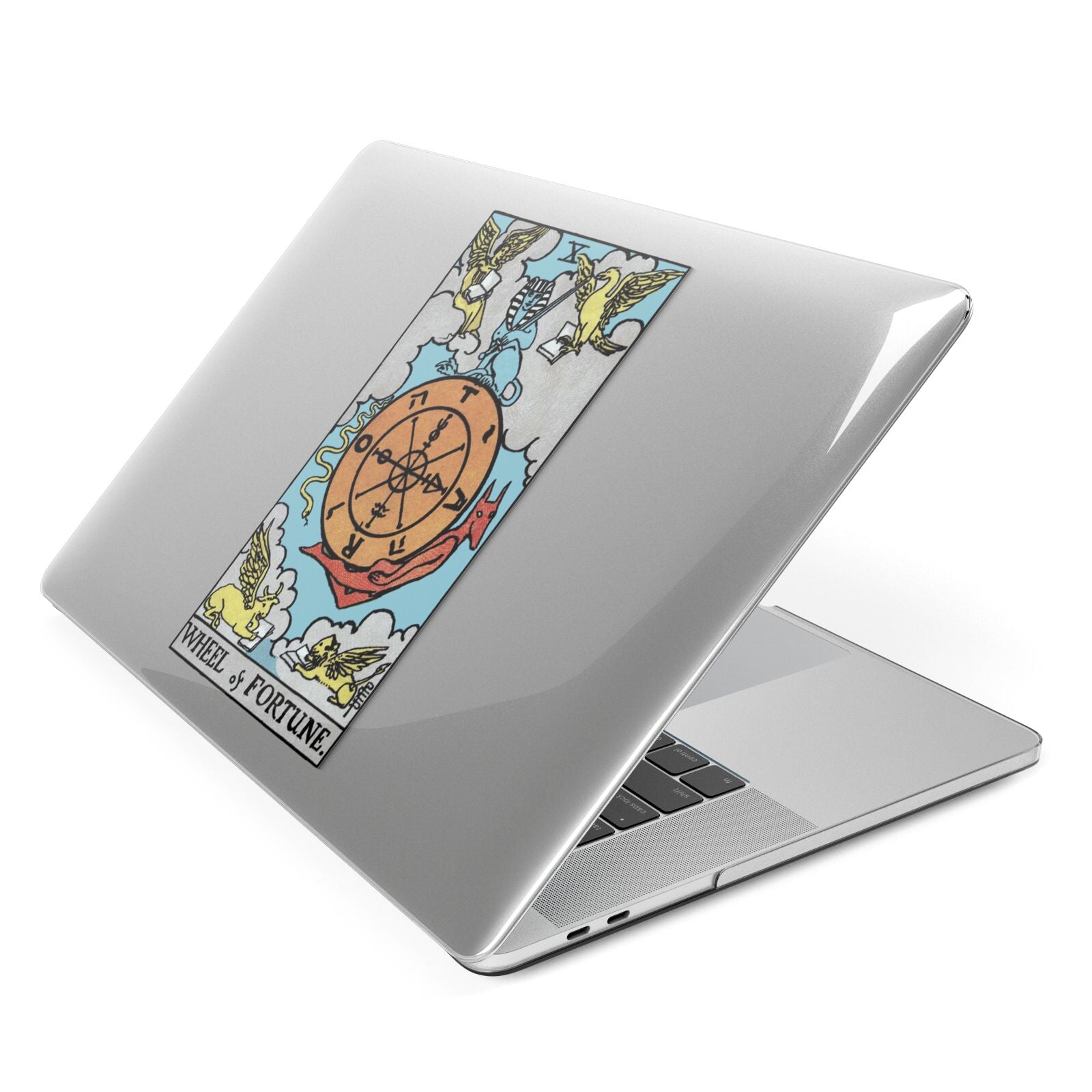 Wheel of Fortune Tarot Card Apple MacBook Case Side View