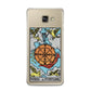 Wheel of Fortune Tarot Card Samsung Galaxy A3 2016 Case on gold phone