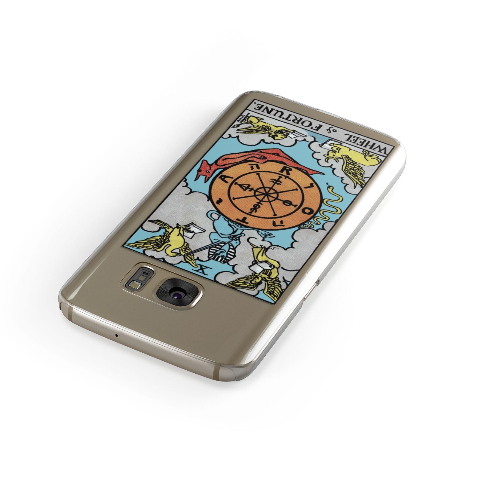 Wheel of Fortune Tarot Card Samsung Galaxy Case Front Close Up