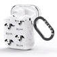 Whippet Icon with Name AirPods Glitter Case Side Image