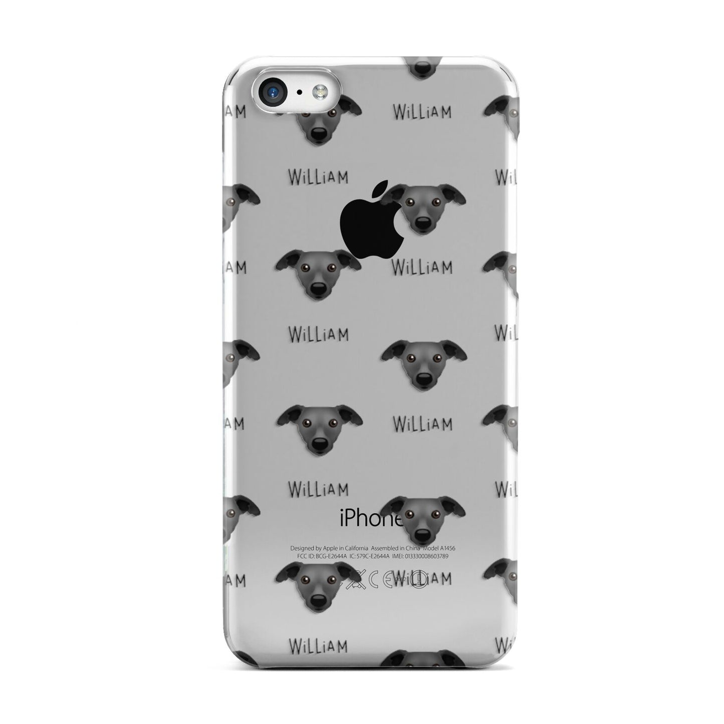 Whippet Icon with Name Apple iPhone 5c Case