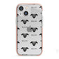 Whippet Icon with Name iPhone 13 Mini TPU Impact Case with Pink Edges