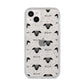Whippet Icon with Name iPhone 14 Plus Glitter Tough Case Starlight