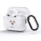 Whippet Personalised AirPods Pro Glitter Case Side Image