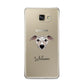 Whippet Personalised Samsung Galaxy A9 2016 Case on gold phone