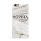 White And Gold Marble Apple iPhone 6 3D Snap Case