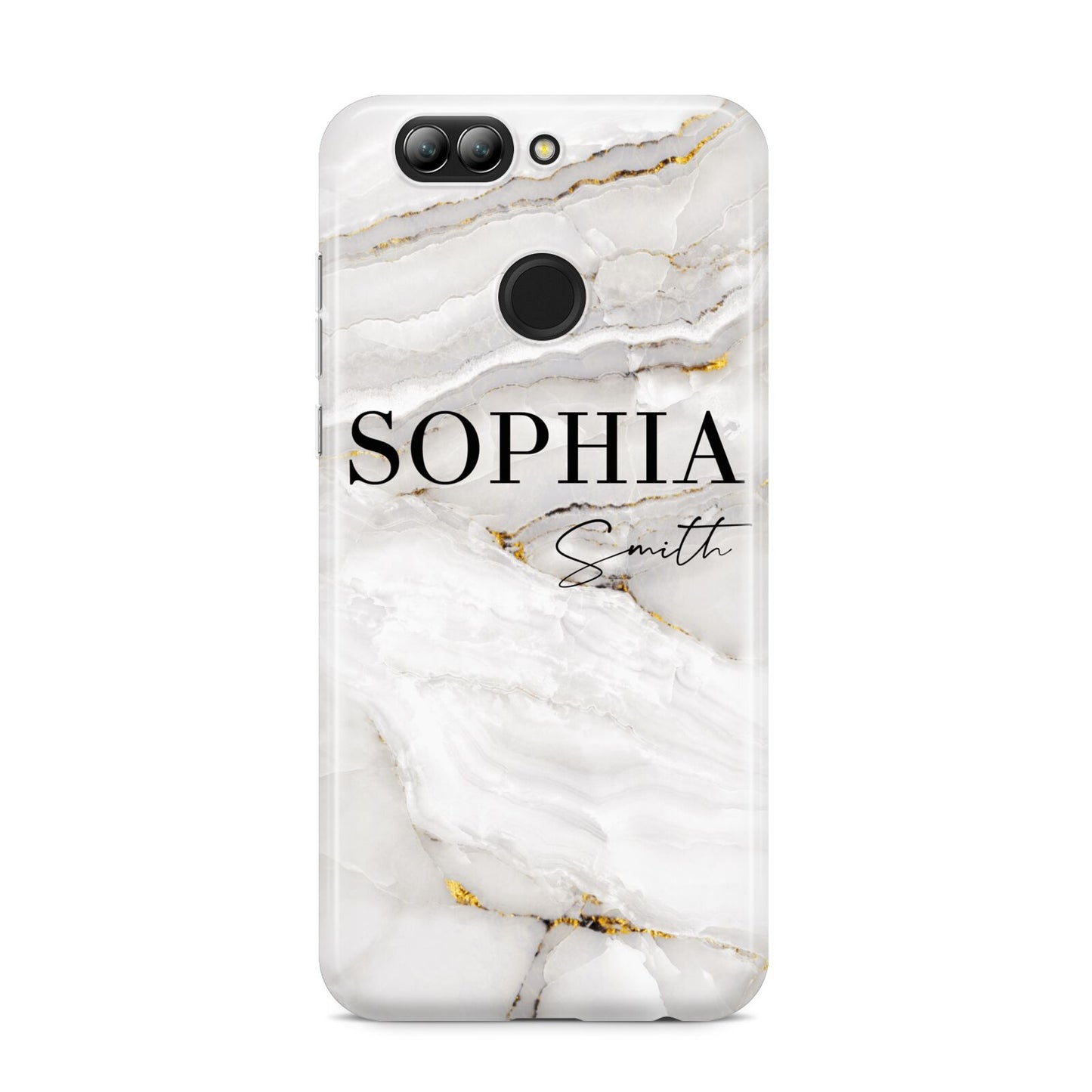 White And Gold Marble Huawei Nova 2s Phone Case