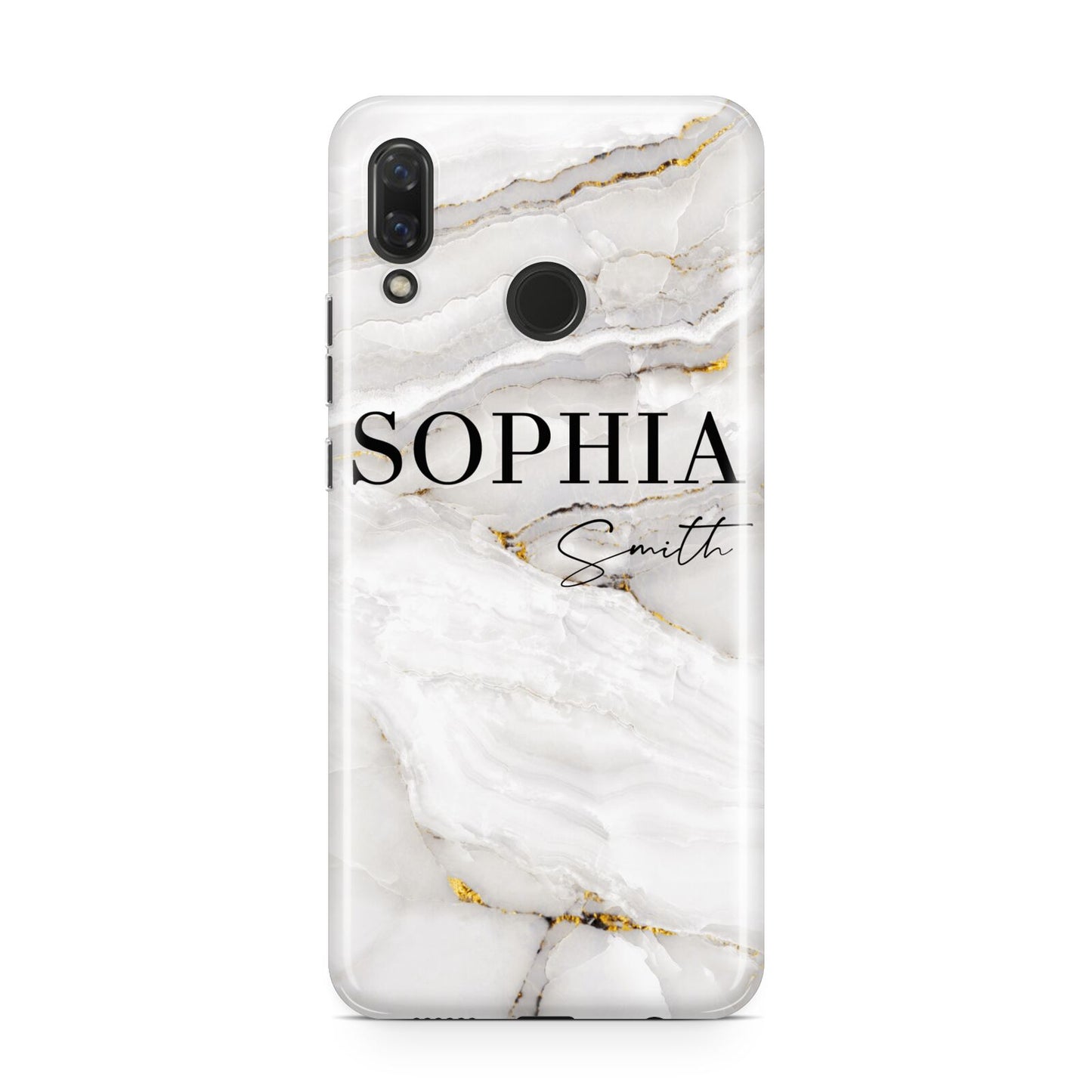 White And Gold Marble Huawei Nova 3 Phone Case