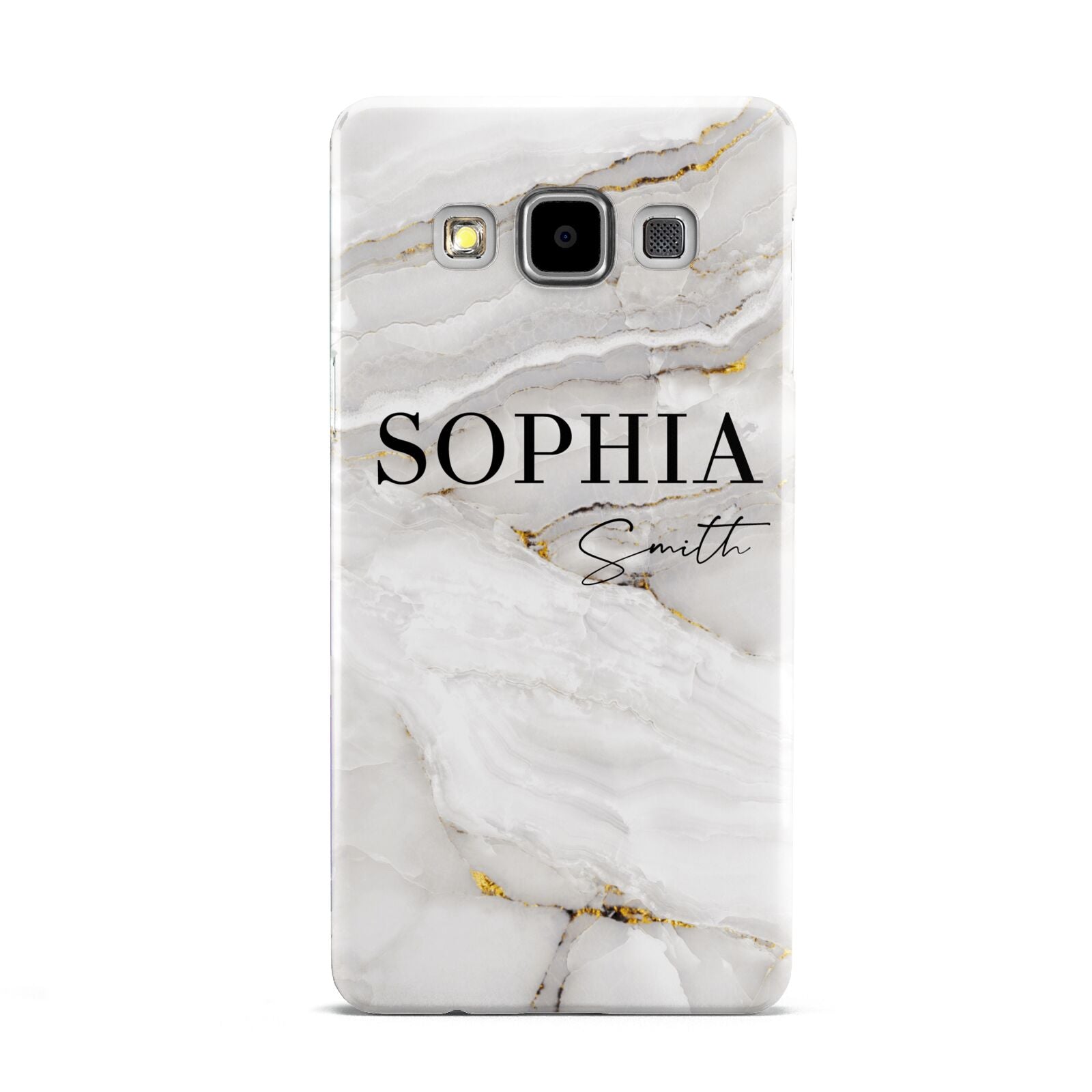 White And Gold Marble Samsung Galaxy A5 Case