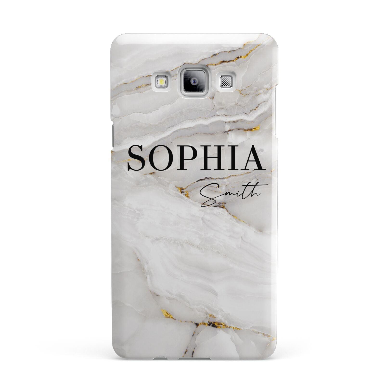 White And Gold Marble Samsung Galaxy A7 2015 Case