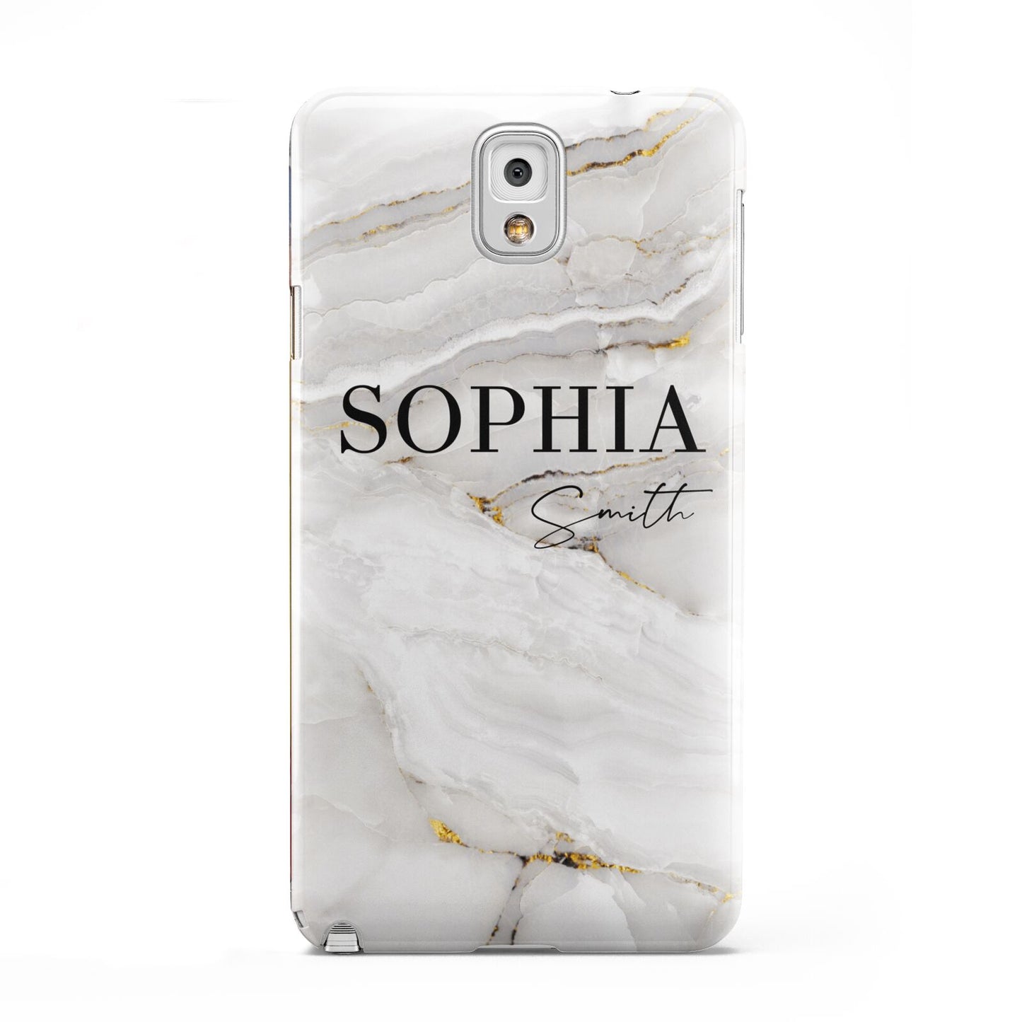 White And Gold Marble Samsung Galaxy Note 3 Case