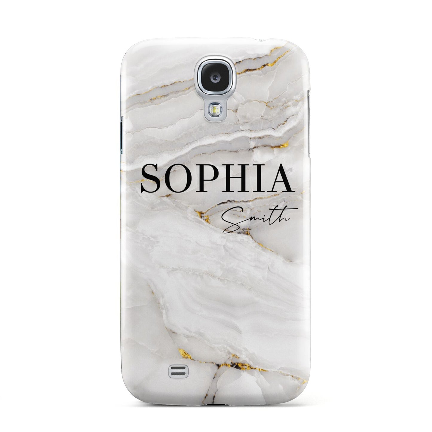 White And Gold Marble Samsung Galaxy S4 Case