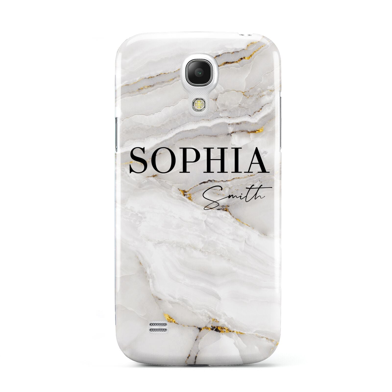 White And Gold Marble Samsung Galaxy S4 Mini Case